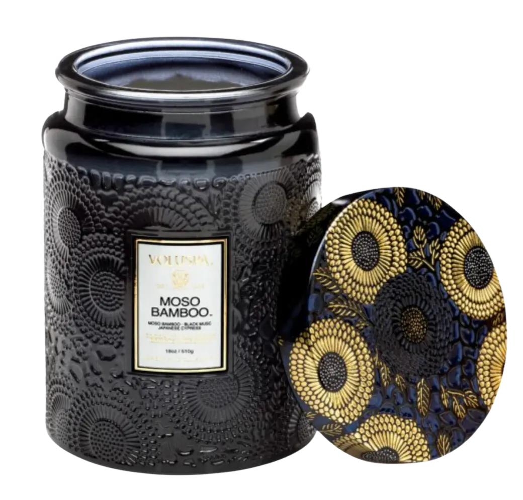 Свеча Moso Bamboo 510г, стакан с крышкой 406ed910-f952-48f6-bdfd-5f92f2dd729b