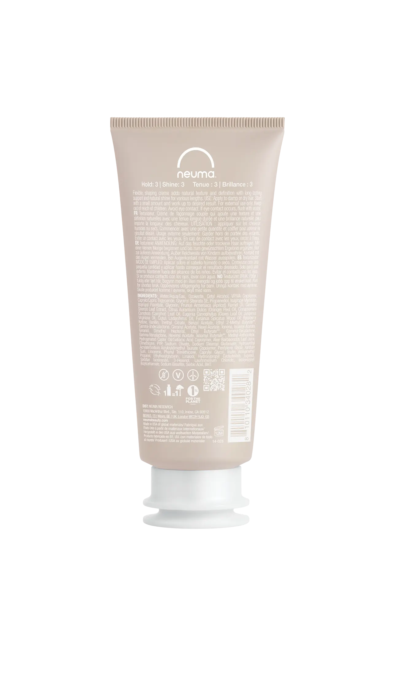 Текстуруючий крем для волосся Neuma Neu Styling Texturizer NeuStylingTexturizer_100ml_back