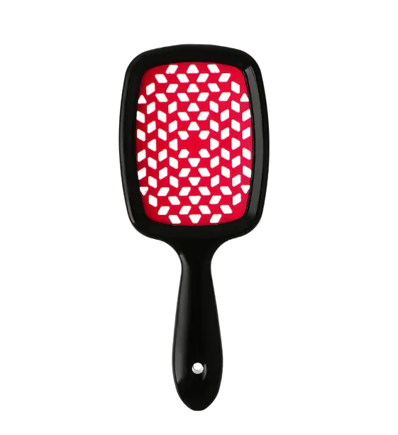 Расческа для волос, малиново-черная, Janeke Small Superbrush 7см/17см Расческа для волос, малиново-черная, Janeke Small Superbrush 7см17см2