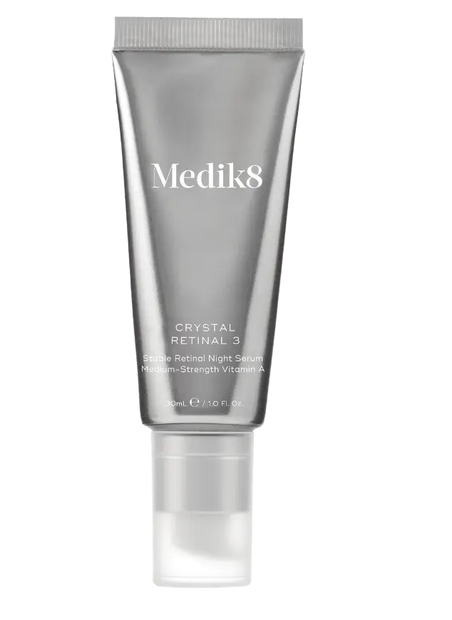 CRYSTAL RETINAL 3 НОЧНАЯ КРЕМ-СЫВОРОТКА С РЕТИНАЛЕМ 0,03%  MEDIK8 НОЧНАЯ КРЕМ-СЫВОРОТКА С РЕТИНАЛЕМ 0,03% CRYSTAL RETINAL 32