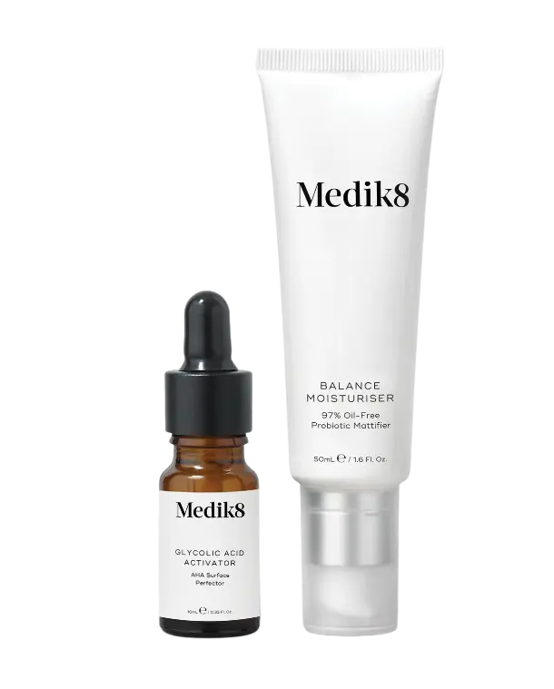 BALANCE MOISTURISER WITH GLYCOLIC ACID ACTIVATOR УВЛАЖНЯЮЩИЙ КРЕМ ДЛЯ ПРОБЛЕМНОЙ КОЖИ С ПРЕБИОТИКАМИ И АКТИВАТОРОМ С ГЛИКОЛЕВОЙ КИСЛОТОЙ  MEDIK8 УВЛАЖНЯЮЩИЙ КРЕМ ДЛЯ ПРОБЛЕМНОЙ КОЖИ С ПРЕБИОТИКАМИ И АКТИВАТОРОМ С ГЛИКОЛЕВОЙ КИСЛОТОЙ BALANCE MOISTURISER WITH GLYCOLIC ACID ACTIVATOR2