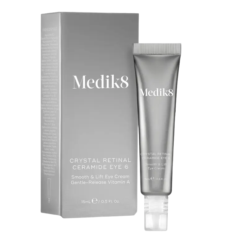 CRYSTAL RETINAL CERAMIDE EYE 6 АНТИВОЗРАСТНОЙ КРЕМ ДЛЯ КОЖИ ВОКРУГ ГЛАЗ С ВИТАМИНОМ А 0,06%** термін придатності 30.10..25р MEDIK8 CRYSTAL RETINAL CERAMIDE EYE 6 