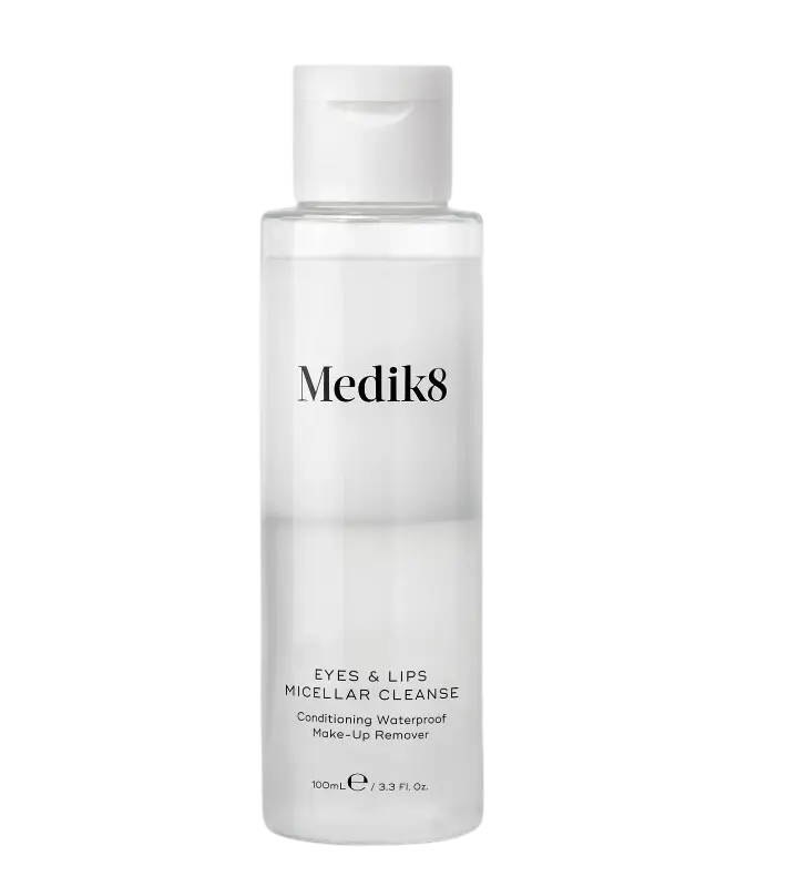 EYES LIPS MICELLAR CLEANSE СРЕДСТВО ДЛЯ СНЯТИЯ МАКИЯЖА С ГЛАЗ И ГУБ  - 100 мл MEDIK8 EYES & LIPS MICELLAR CLEANSE150 2