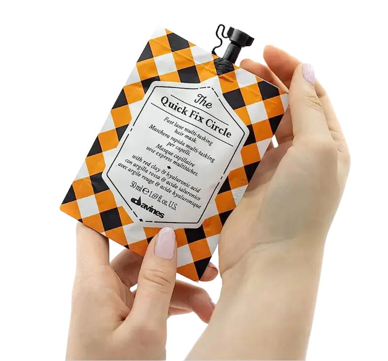 THE QUICK FIX CIRCLE МНОГОФУНКЦИОНАЛЬНАЯ МАСКА ДЛЯ ВОЛОС, DAVINES - 50 мл THE QUICK FIX CIRCLE50 2