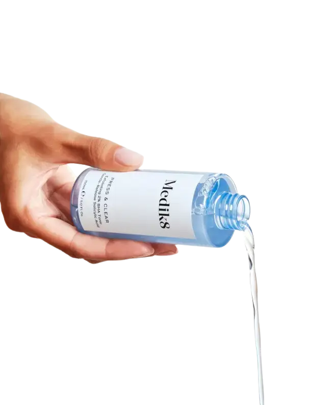 PRESS & CLEAR EXFOLIATING 2% BHA TONIC ТОНИК ИЗ BHA ДЛЯ ПРОБЛЕМНОЙ КОЖИ  30 мл MEDIK8 PRESS & CLEAR EXFOLIATING 2% BHA TONIC ТОНИК ИЗ BHA ДЛЯ ПРОБЛЕМНОЙ КОЖИ  50 мл2