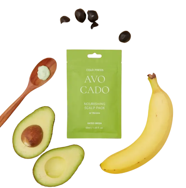 COLD PRESS AVOCADO NOURISHING SCALP PACK ПИТАТЕЛЬНАЯ МАСКА ДЛЯ ОБЕЗВОЖЕННОЙ, СУХОЙ КОЖИ ГОЛОВЫ И ВОЛОС - 50 мл RATED GREEN COLD PRESS AVOCADO NOURISHING SCALP PACK ПИТАТЕЛЬНАЯ МАСКА ДЛЯ ОБЕЗВОЖЕННОЙ, СУХОЙ КОЖИ ГОЛОВЫ И ВОЛОС - 200 мл3