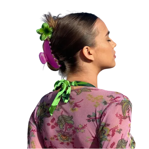 BIG EFFING CLIP IN BLOSSOM - БОЛЬШОЙ КРАБИК ДЛЯ ВОЛОС 