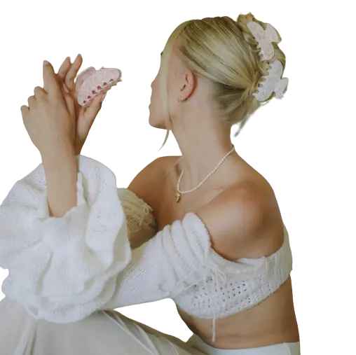 SWEETHEART CLIP IN TEA PARTY - КРАБИК ДЛЯ ВОЛОС 