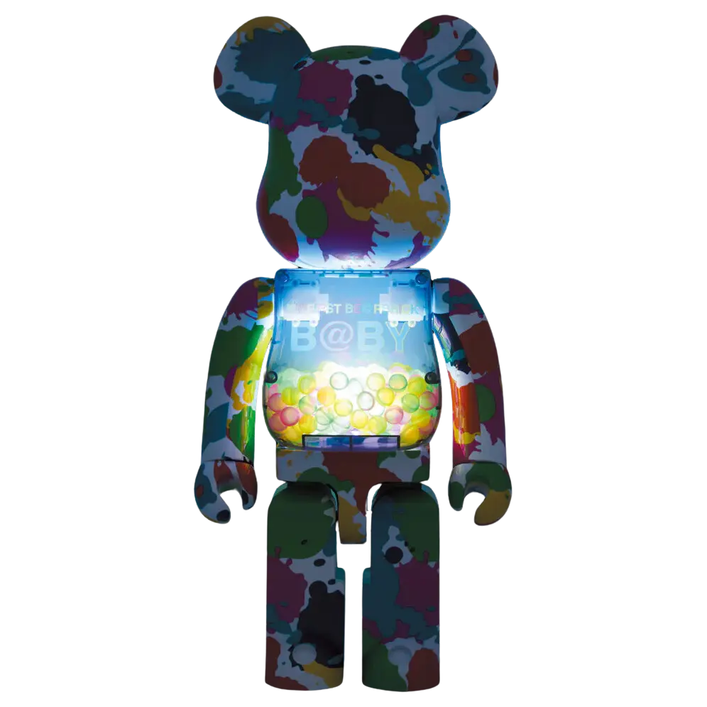МОЙ ПЕРВЫЙ BE@RBRICK B@BY COLOR SPLASH, версия 400% МОЙ ПЕРВЫЙ BE@RBRICK B@BY COLOR SPLASH, версия 1000%1